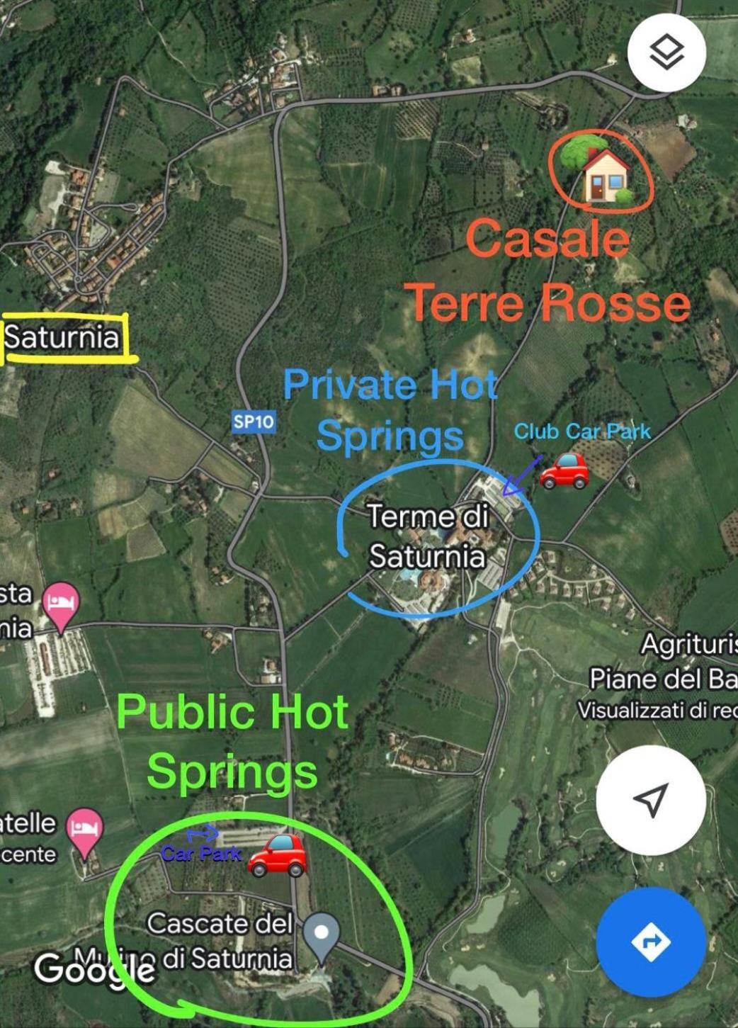 Casale Terre Rosse Bed and Breakfast Saturnia Buitenkant foto